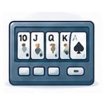 Video poker icon