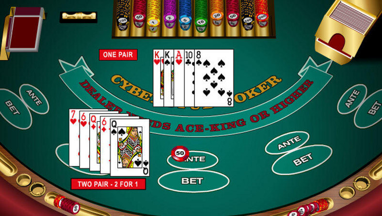 Cyberstud Poker Jackpot Value