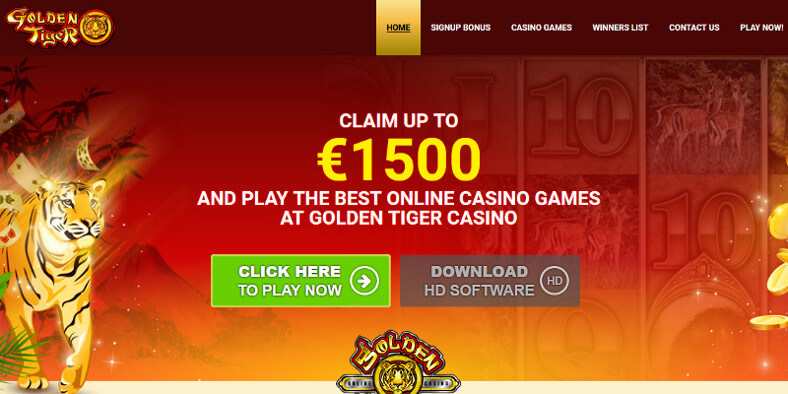 Golden Tiger Casino screenshot